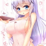 【コミッション】チノお姉ちゃん裸エプロン