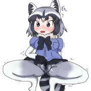 タイツ越しにオナニーをするアライさん