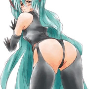 ミクさんにえっちなコスを着てもらった