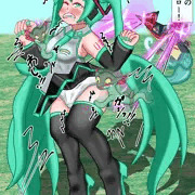 初音ミク　ドラパルト　ドラゴンアロー