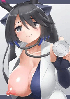 診察する黒龍さん