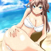 秘書艦金剛、海へ行く