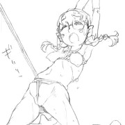股縄のくいこみと福田。