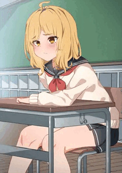 学校にて・・・。
