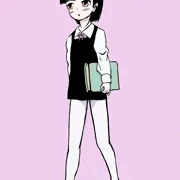 本を持つ少女