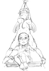 マカロニほうれん荘の扉絵でこんなのあったよな福田ぁ！