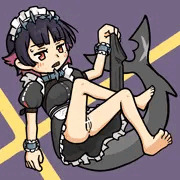 サメのメイドさん