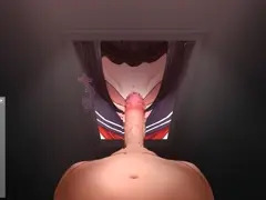 壁越しピンサロ　ゲームデモ