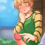 藤ねえが興味津々におちんちんをつついている。