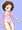 透けたピンクのレオタード