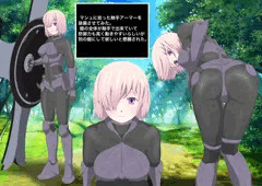 マシュに触手鎧を着せてみた