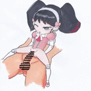 ガァルル背面騎乗位
