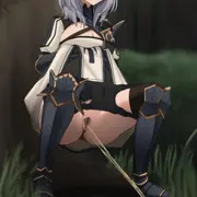 野ション中にびっくりしておしっこが止まっちゃうノ〇ル団長
