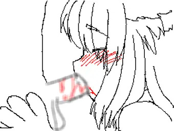 【GIFアニメ】うごメモアニメ フェラチオ