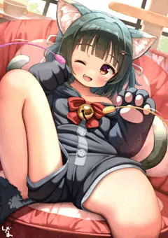 こちょこちょ猫ちゃん