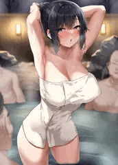 混浴温泉露出プレイ