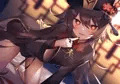 胡桃とベッドで