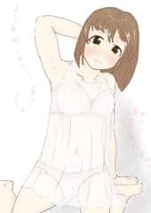 下着とかの撮影っぽい雪歩ちゃん！