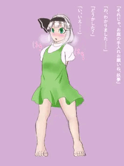 妖夢ちゃん半霊姦調教！