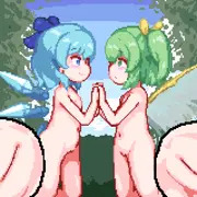 チルノと大妖精ちゃんのおててえっち