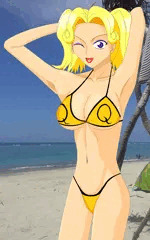 【暑中見舞い】ハニークイーンの夏休み