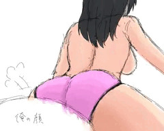 ケツ向け顔騎