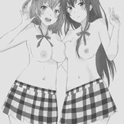 ガハマさんとゆきのんの記念撮影