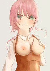 乳もろサロペット