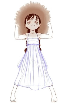 透ける。