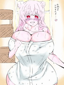 お風呂上がりさとちゃん