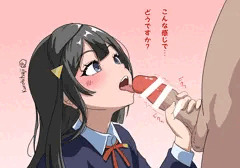 お口でしてくれる優木せつ菜ちゃん