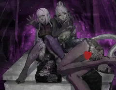 skeb FFXIVのキャラクター石化