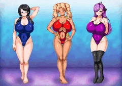 爆乳スク水ビッチ