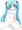 今日はおすじ、初音ミクちゃん