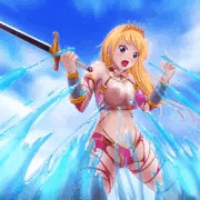 スライムに襲われる姫騎士