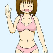水着線目ちゃん（仮）