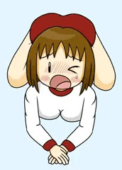 こけた線目ちゃん（仮）