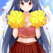 チアガールとこよ差分(はだか、パンツあやとり)