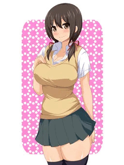 おっぱいニーソ