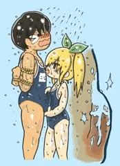 水着泥棒つかまえた