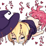 触手にヤられる魔女さん