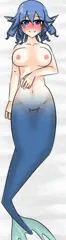 わかさぎ姫の抱き枕カバー