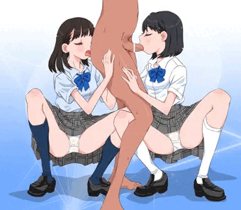 いたずら女子高生による下半身2点責め
