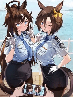 婦警エアグルーヴ&ドゥラメンテ　