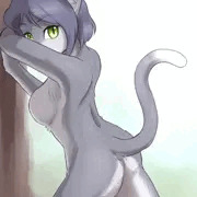 振り向きねこさん
