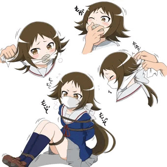 真白たんイン猿ぐつわ