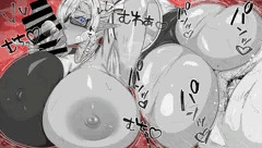 ダークエルフ上司嫁イレネ5　競泳水着バック