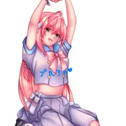 背伸びしてるハナコちゃん