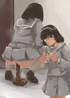 虫を飼っている少女