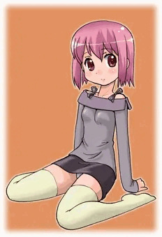 ぱんつが見えている